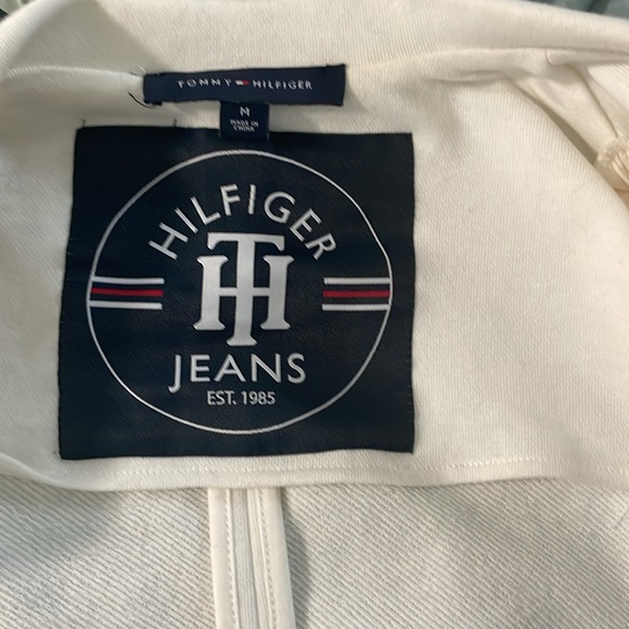 Adorable Tommy Hilfiger off white jacket/pea coat sz M - Picture 4 of 4
